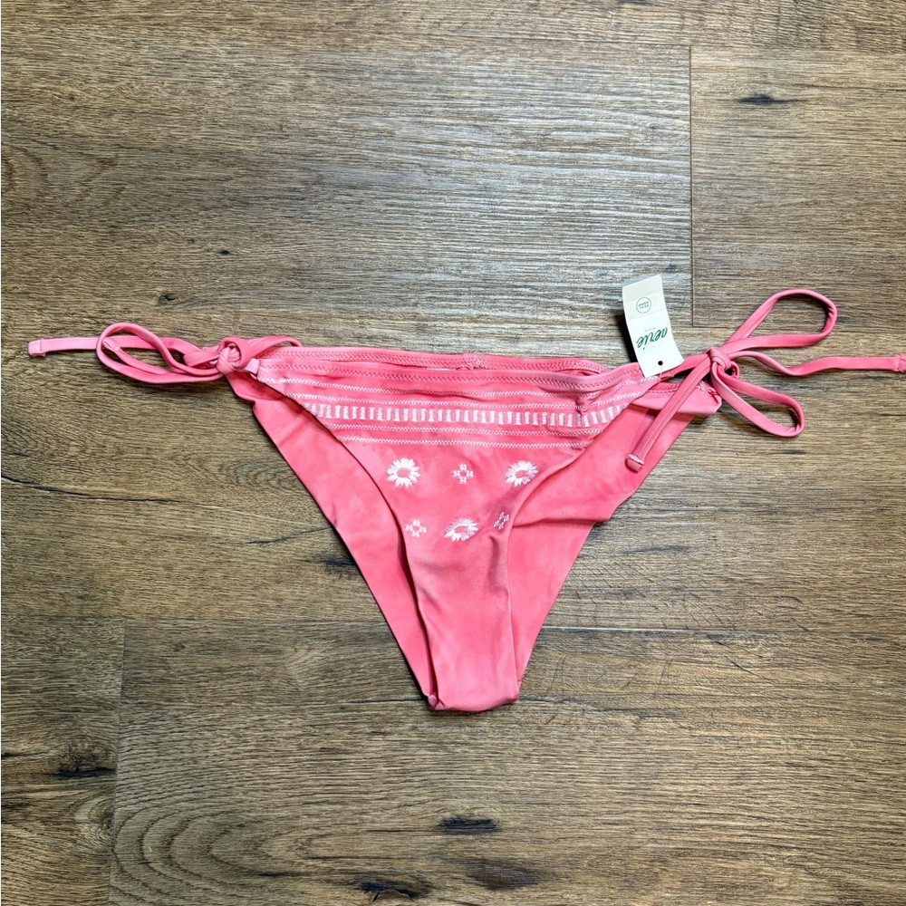 Aerie Pink Floral Bikini Bottom
